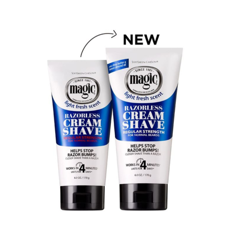 Magic Razorless Cream Shave Cream Blue